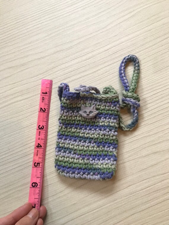 Tiny Crochet Cat Bag, Crochet Belt Bag with Cat B… - image 7