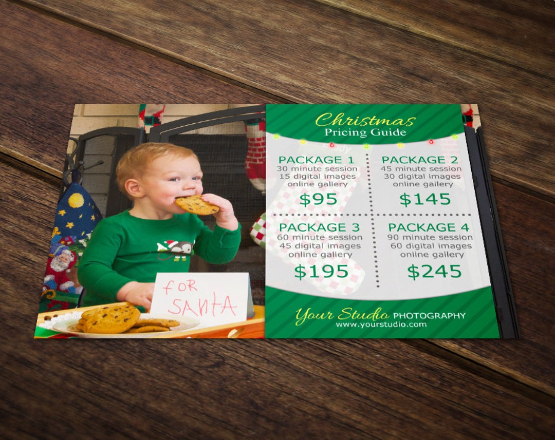 Christmas Price List Template Christmas Pricing Template Guide