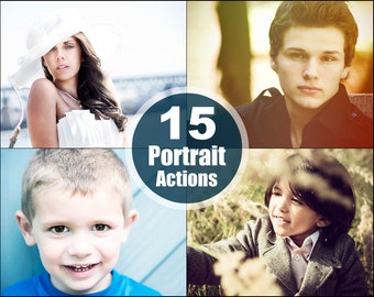 Portrait Photoshop Elements Actions