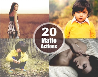 Matte Photoshop Elements Actions