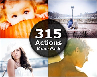 315 Photoshop Actions Photoshop Elements Actions