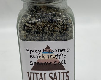 Spicy Habanero Black Truffle Sesame Salt