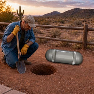 Underground Safe for Cash Valuables Important Documents Hidden Storage USA Made