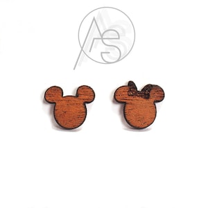 Minnie Mouse Earrings, Mickey Mouse Earrings, mouse Ears, disney earrings, disney gifts, mickey jewelry, minnie jewelry, disney gifts, studs