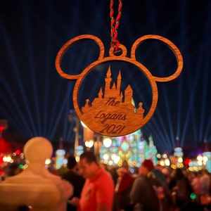 Personalized Castle Disney Ornament.