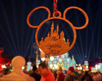 Personalized Castle Disney Ornament.