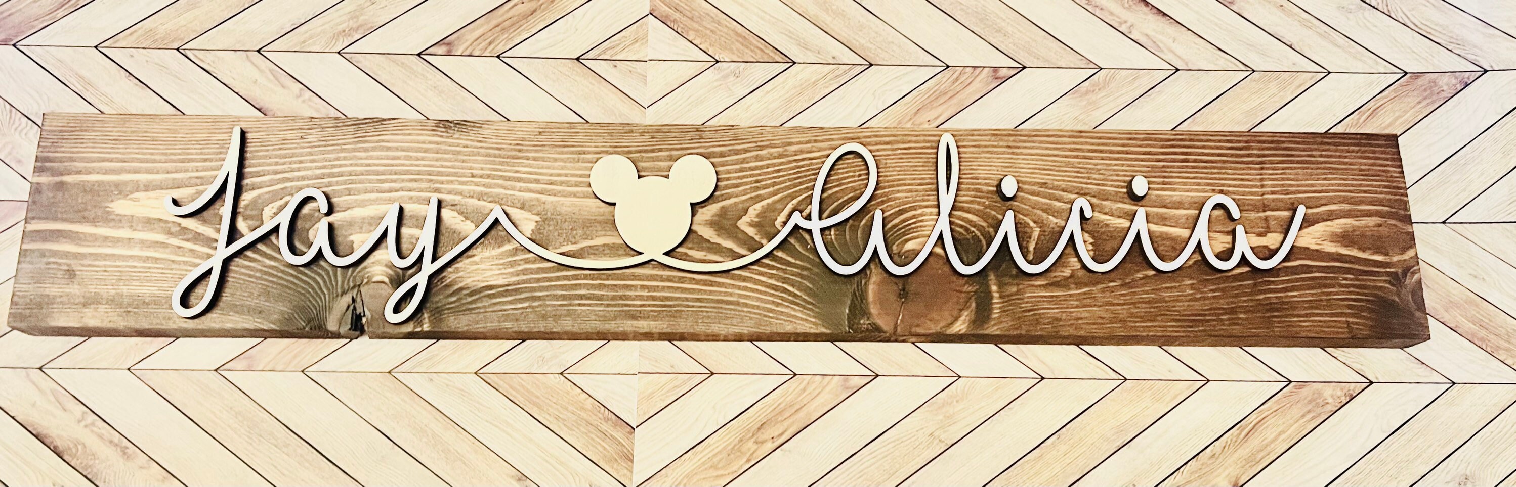 Disney Personalized Wedding, Disney Couple Sign, Personalized Sign ...