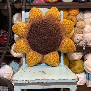 PATTERN Sunflower Pillow PATTERN