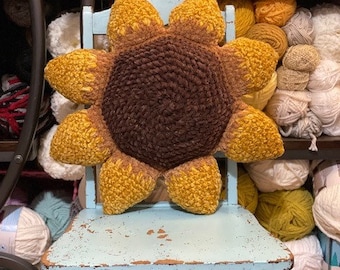 PATTERN Sunflower Pillow PATTERN
