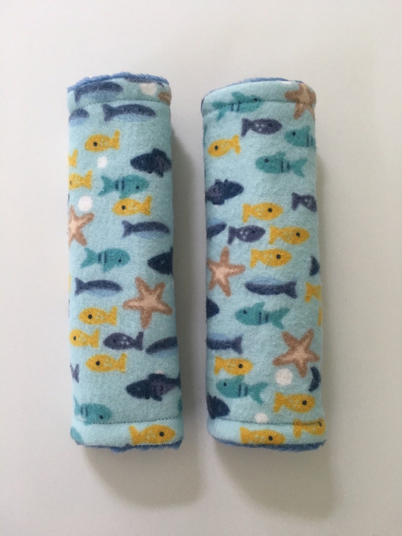 Car Seat Strap Covers Flannel and Minky Car Strap Covers Etsy