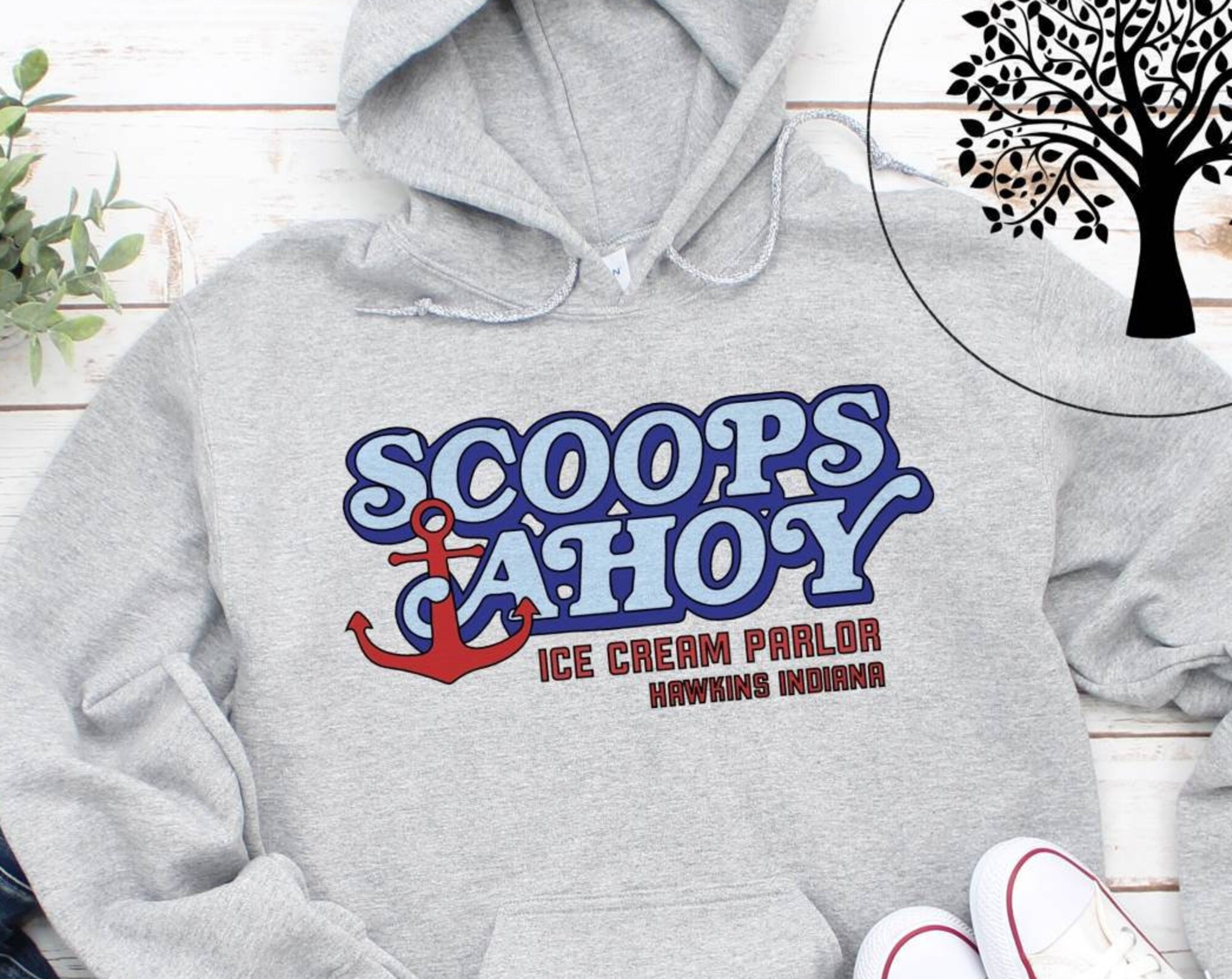 Scoops Ahoy Ice Cream Parlor Hoodie