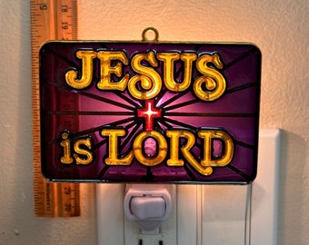 Jesus is Lord Night Light