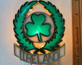 Shamrock with Ireland Night Light