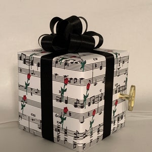 Phantom of the Opera Music box wrapped as a gift image 3