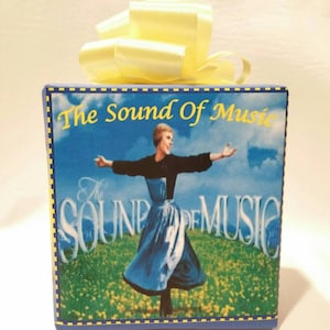 The Sound of Music music box wrapped as a gift