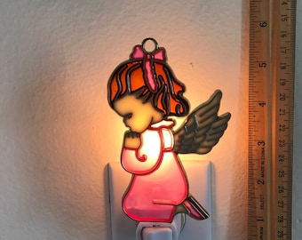 Praying Girl Night Light