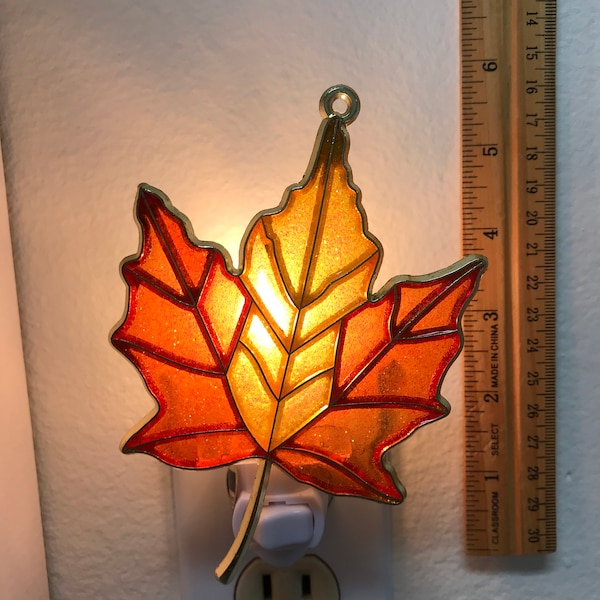 Autumn Leaf Night Light