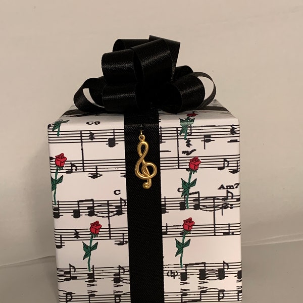 Phantom of the Opera Music box wrapped as a gift
