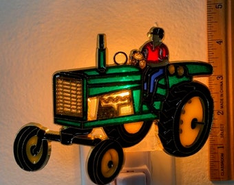 Tractor with Farmer Night Light