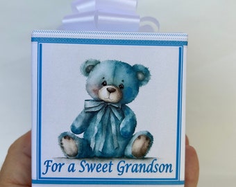 Teddy bear Music box wrapped as a gift