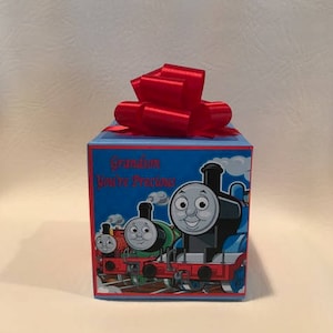Thomas the Tank Engine Music box wrapped as a gift