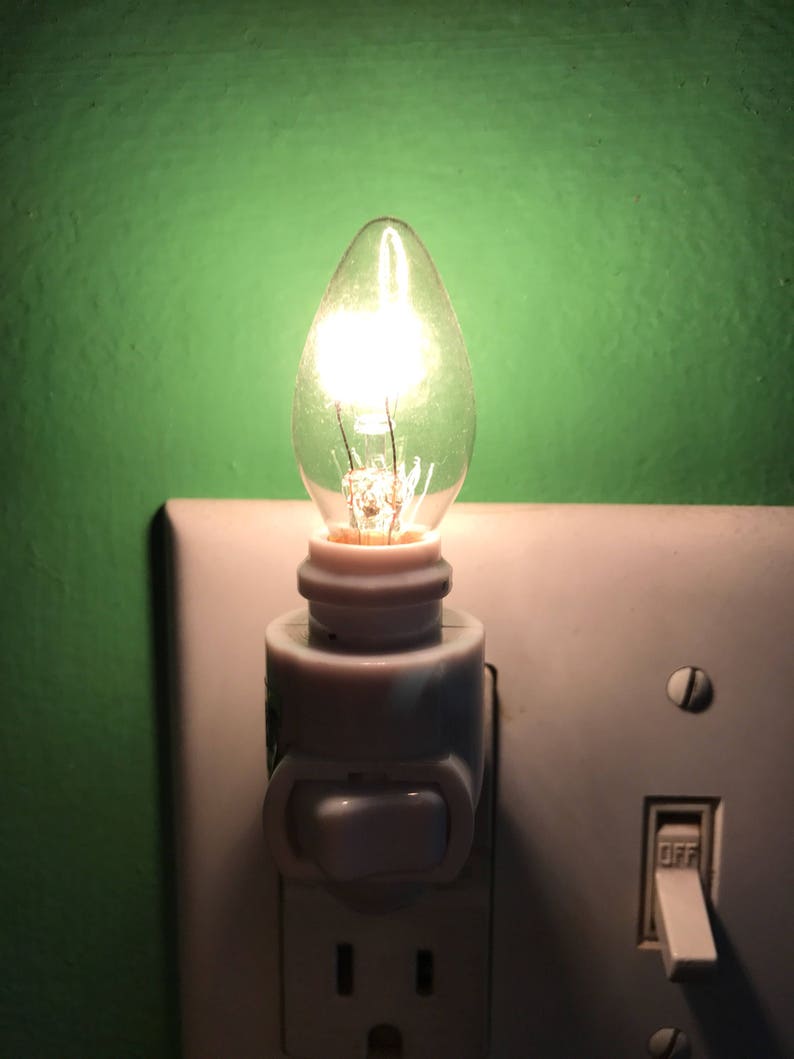 Night Light base and bulb only Etsy