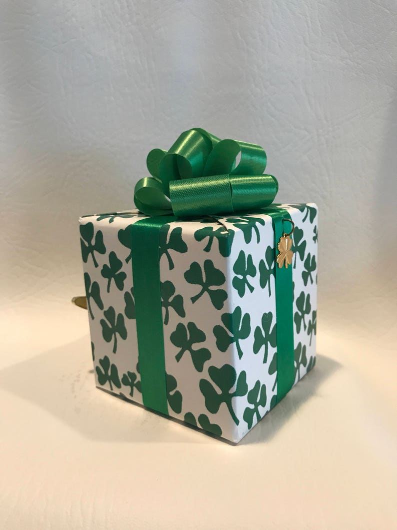 Irish Music box wrapped as a gift Etsy