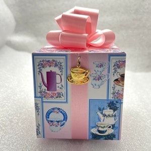Tea Party Musical box wrapped as a gift