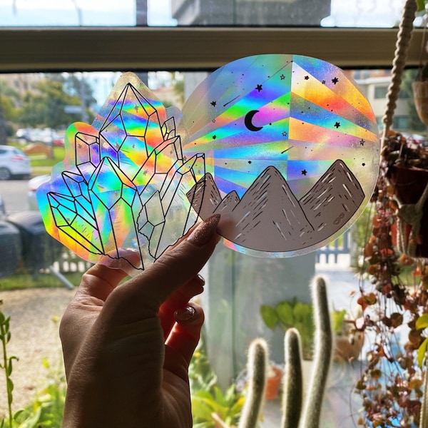 Set of ANY 2 Suncatcher | Window Decal | Rainbow Maker | Prism | Vinyl