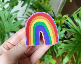 Holographic Rainbow Sticker | LGBTQ