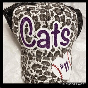 Baseball cap, Softball cap, football cap, volleyball cap, football mom, softball mom, trucker hat, mesh hat,baseball, baseball mom image 5