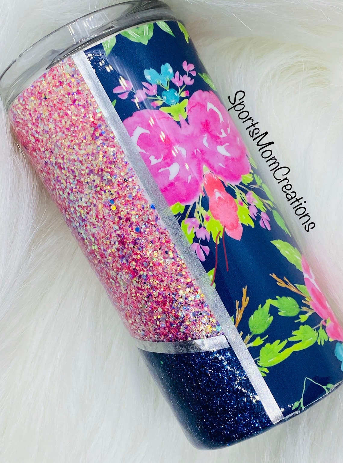 Glitter tumbler tumbler vinyl tumbler crystalac tumbler Etsy
