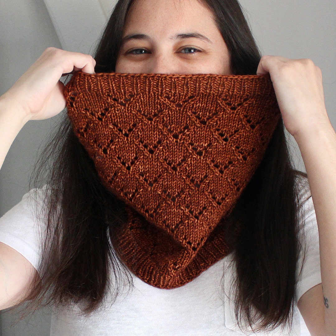 Copper Foxes Cowl KNITTING PATTERN Etsy