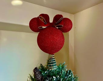 DISNEYS Minnie tree topper , large decoration Disneyland , mickey/ Minnie  (ONLY oneLEFT )
