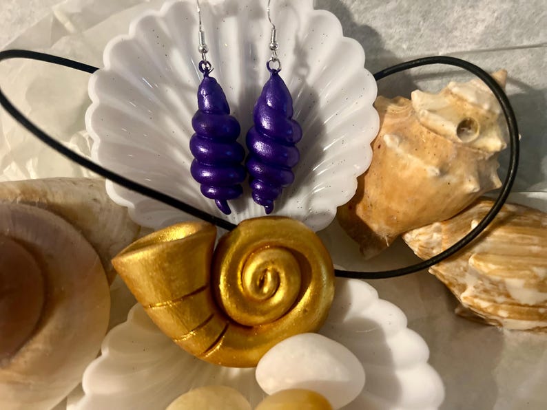 Ursula Shell Disney Inspired the Little Mermaid Ursula Sea Shell Necklace and ...