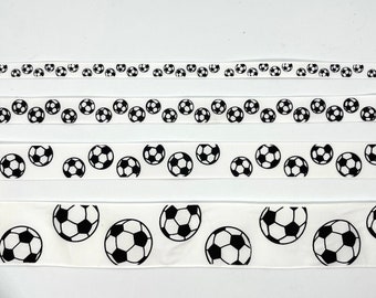 Soccer Ribbon (Choose Your Length & Width)