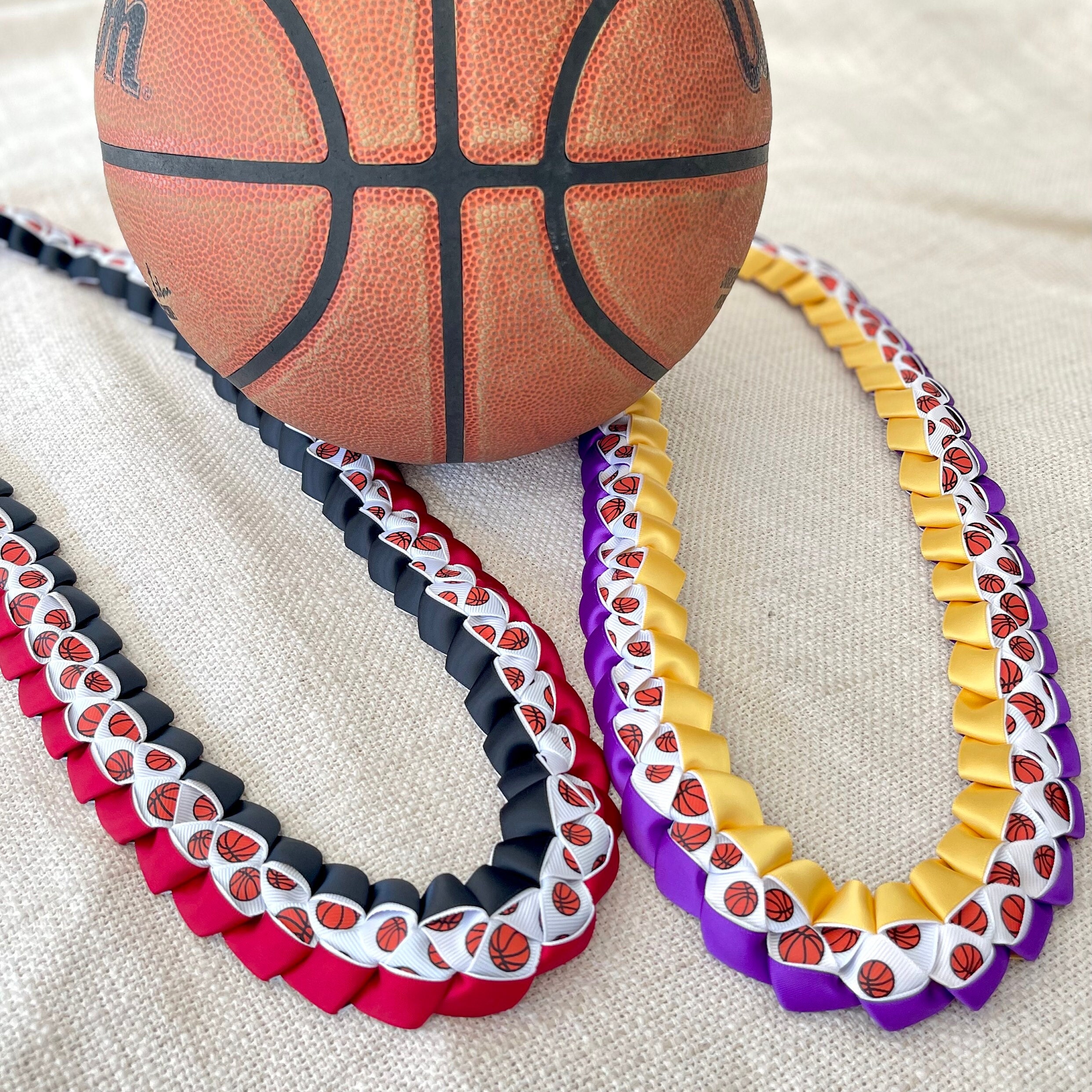 Basketball Ribbon Lei (senior Night, Graduation) - Etsy Australia