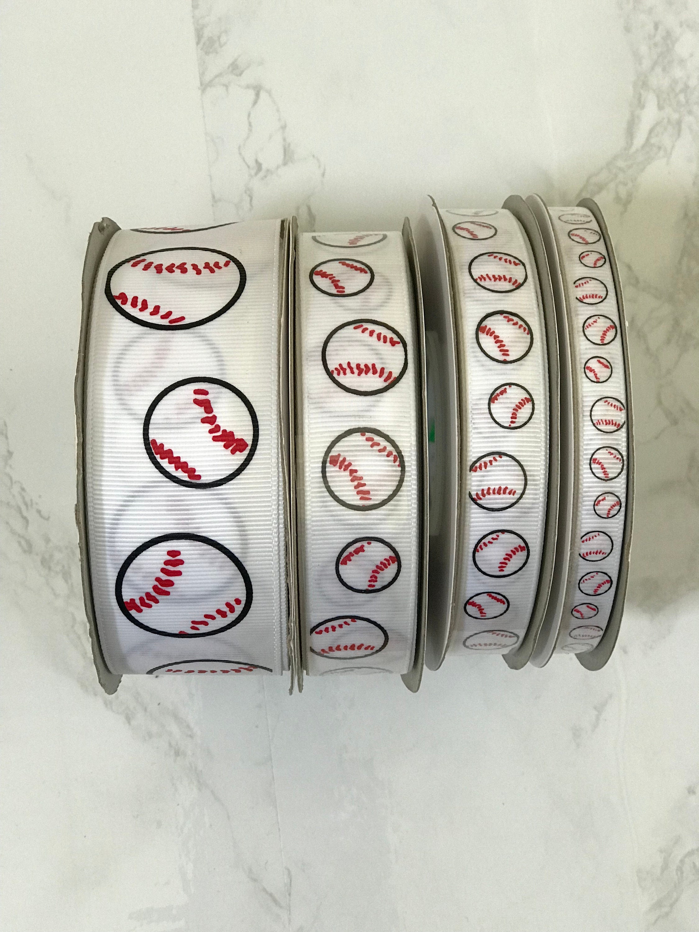 Baseball Ribbon (choose Your Width & Length) - Etsy