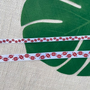 Football Ribbon (Choose Your Width & Length)