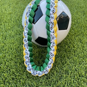 Soccer Ribbon Lei (Senior Night, Graduation)