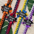 Single Ribbon Lei + Acrylic Graduation Cap 2026