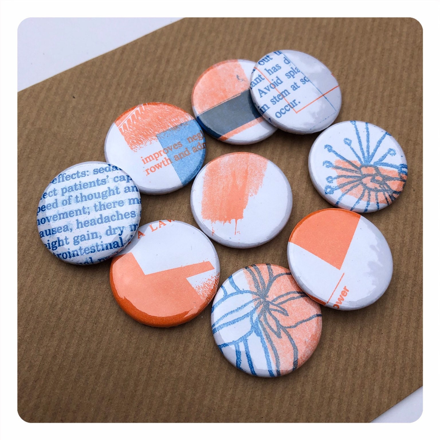 Riso Print Artists Book / Zine // Plants and Flower Drawings ...