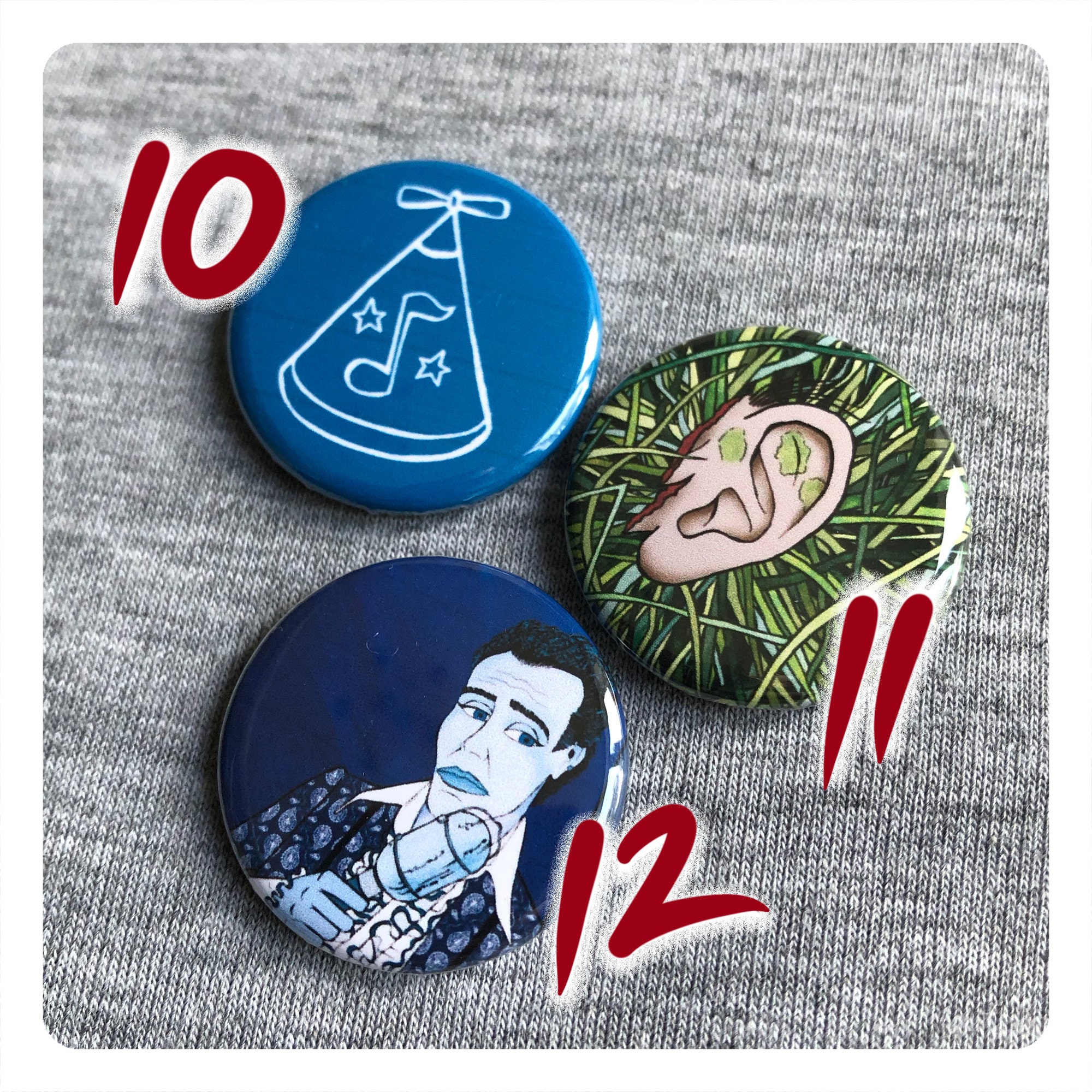 David Lynch Badges Eraserhead Twin Peaks Blue Velvet Etsy