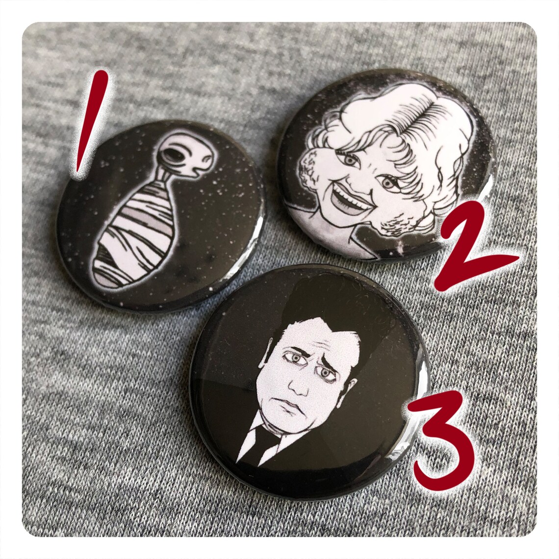 David Lynch Badges Eraserhead Twin Peaks Blue Velvet Etsy