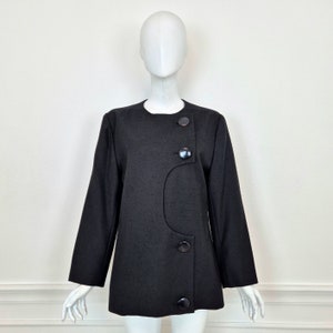 Pierre Cardin | Giacca space age nera