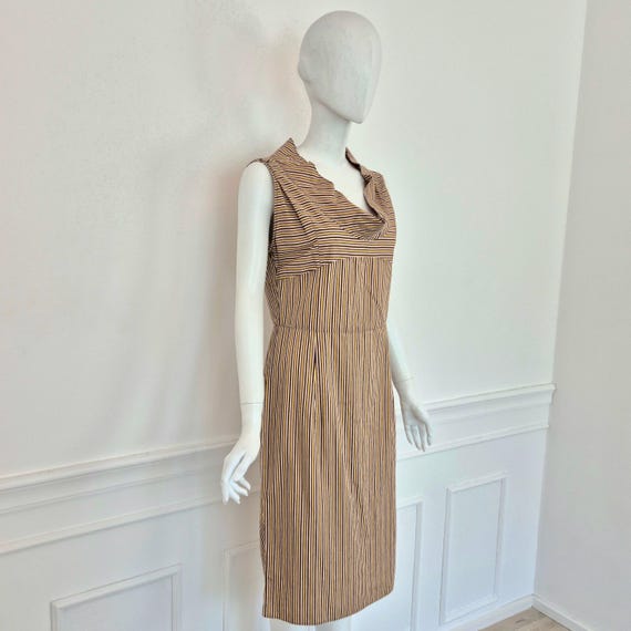 Miu Miu | Striped Cotton Dress (Spring 2004) - image 10