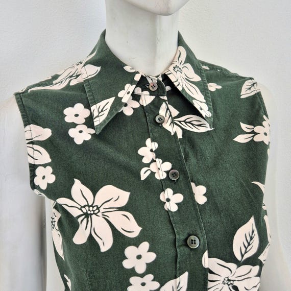 Miu Miu | Flower blouse SS 2003 - image 2