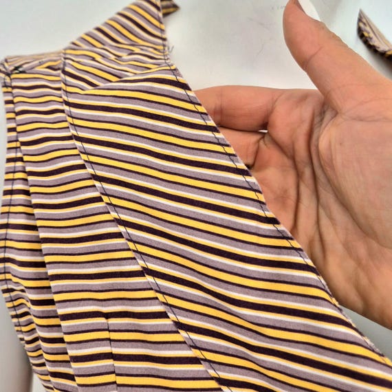 Miu Miu | Striped Cotton Dress (Spring 2004) - image 5