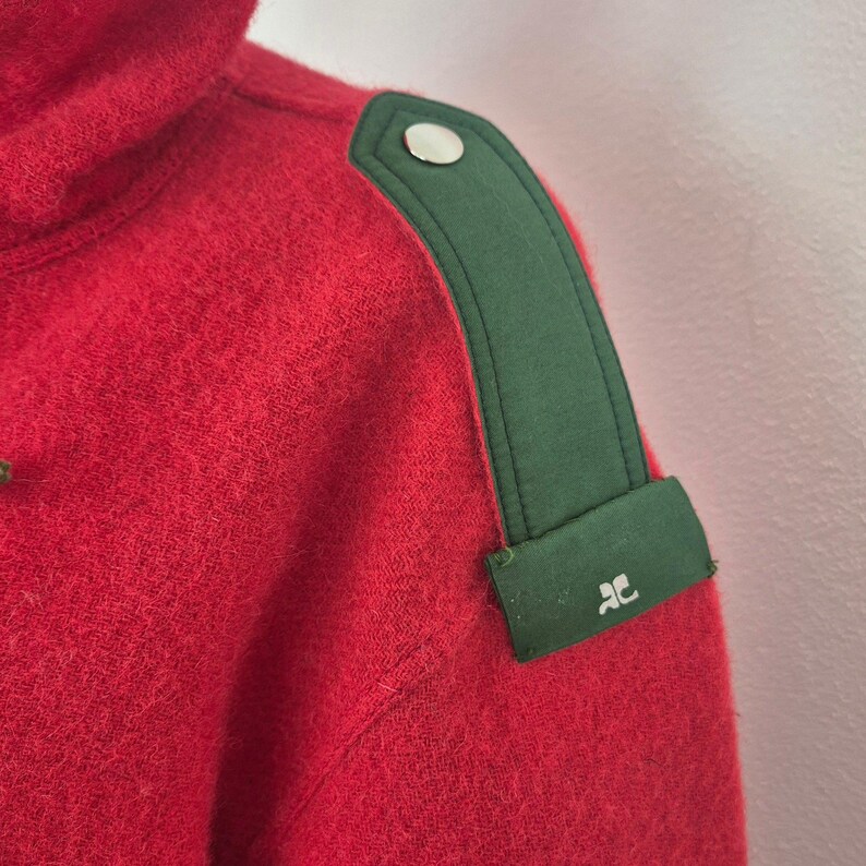 Courrēges | Vintage Red Coat image 3