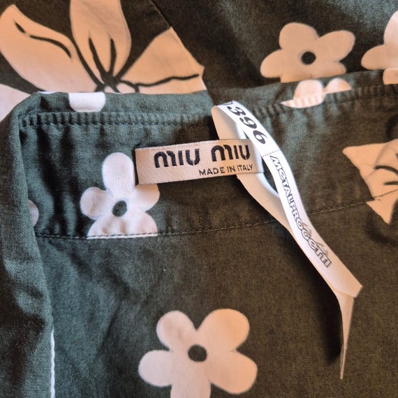 Miu Miu | Flower blouse SS 2003 - image 8